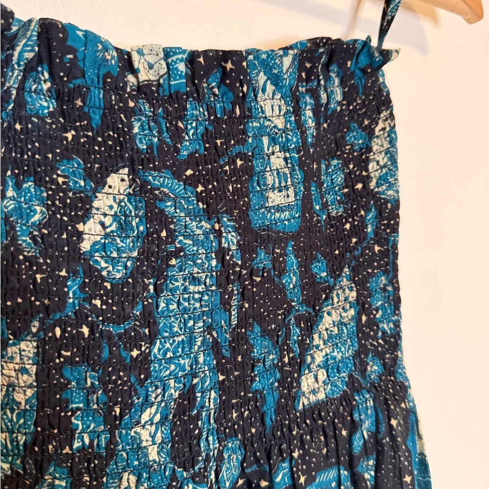 Ulla Johnson Lucca Strapless Coverup Dress in Midnight Jade - Picture 7 of 14